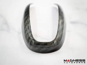 Alfa Romeo Stelvio Gear Knob Trim - Carbon Fiber - Pre '20 models - Feroce Carbon 